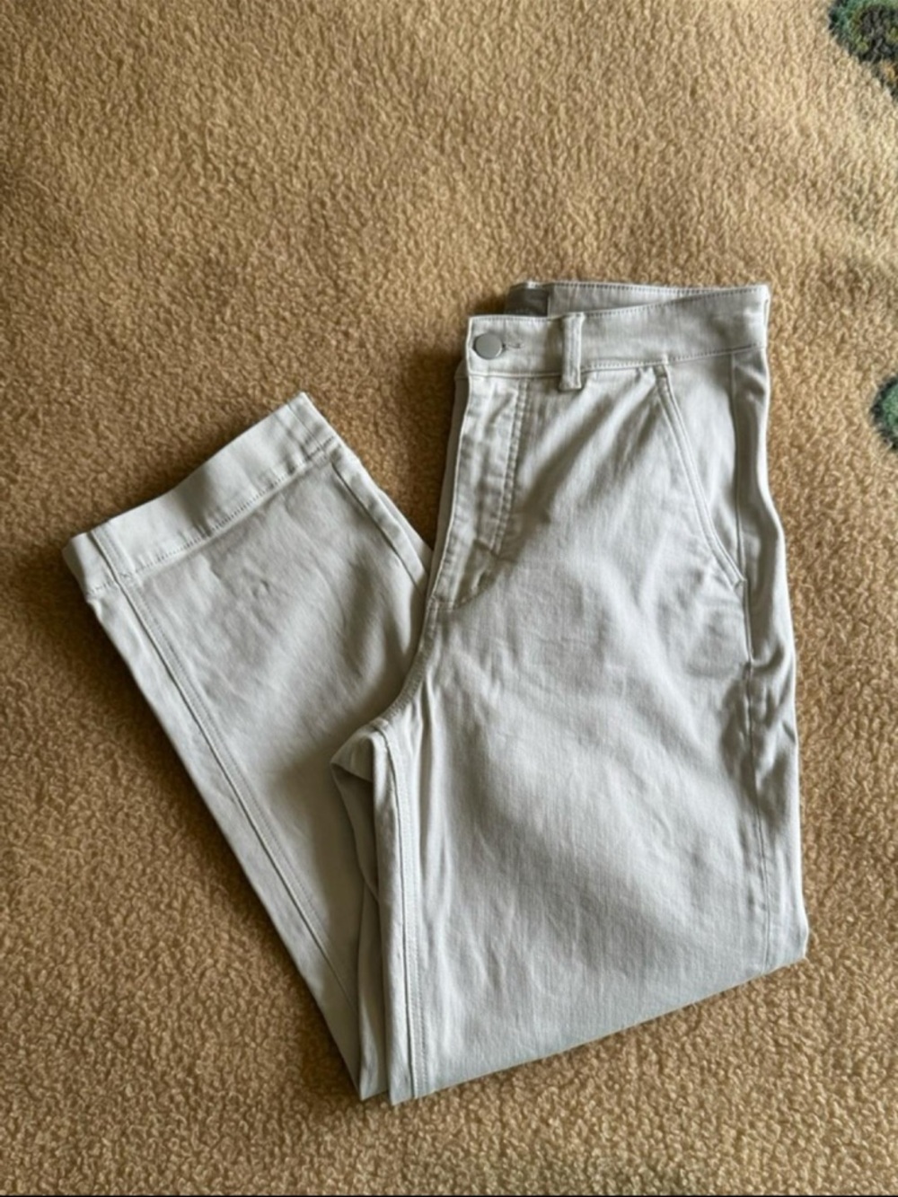 everlane straight leg crop pant - size 8